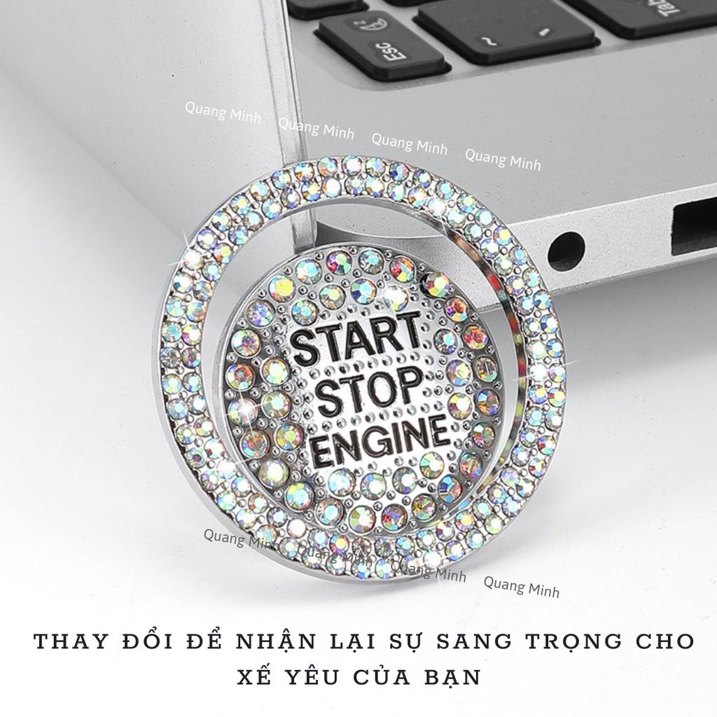 ️ Nút START/STOP Hàng Cao Cấp Loại 1 ️  Miếng Dán Cao Su Trống Trượt Taplo - Bàn Làm Việc