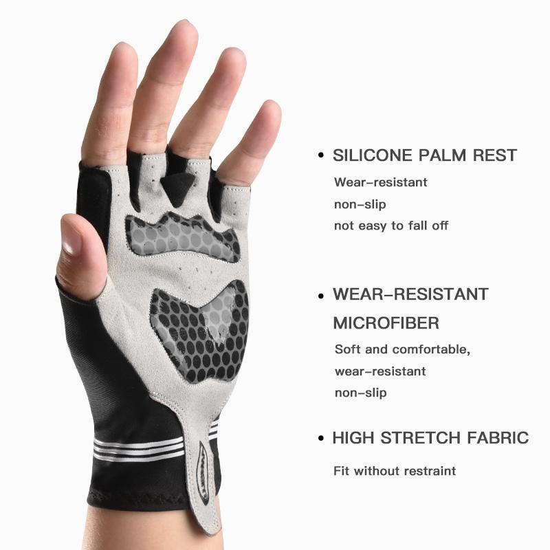 Găng Tay Xe Đạp MTB Xe Đạp Găng Tay Thể Thao Ngón Xe Đạp Goves Nam Nữ Thoáng Khí Chống Sốc Găng Tay