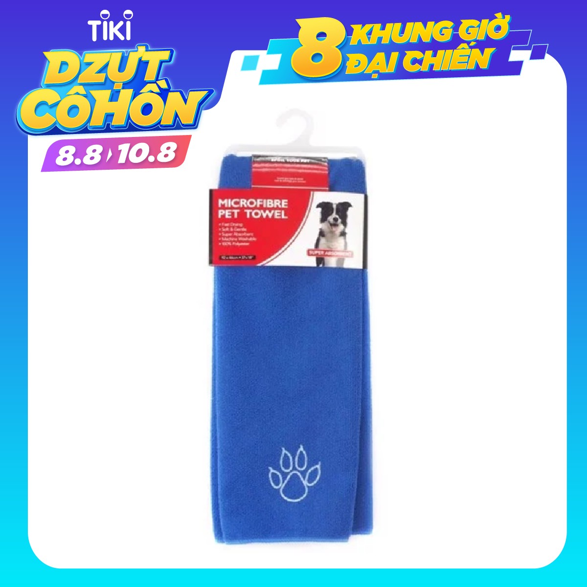 Khăn Tắm Cho Thú Cưng 92 x 46cm - Uncle Bills - Giao Màu Ngẫu Nhiên