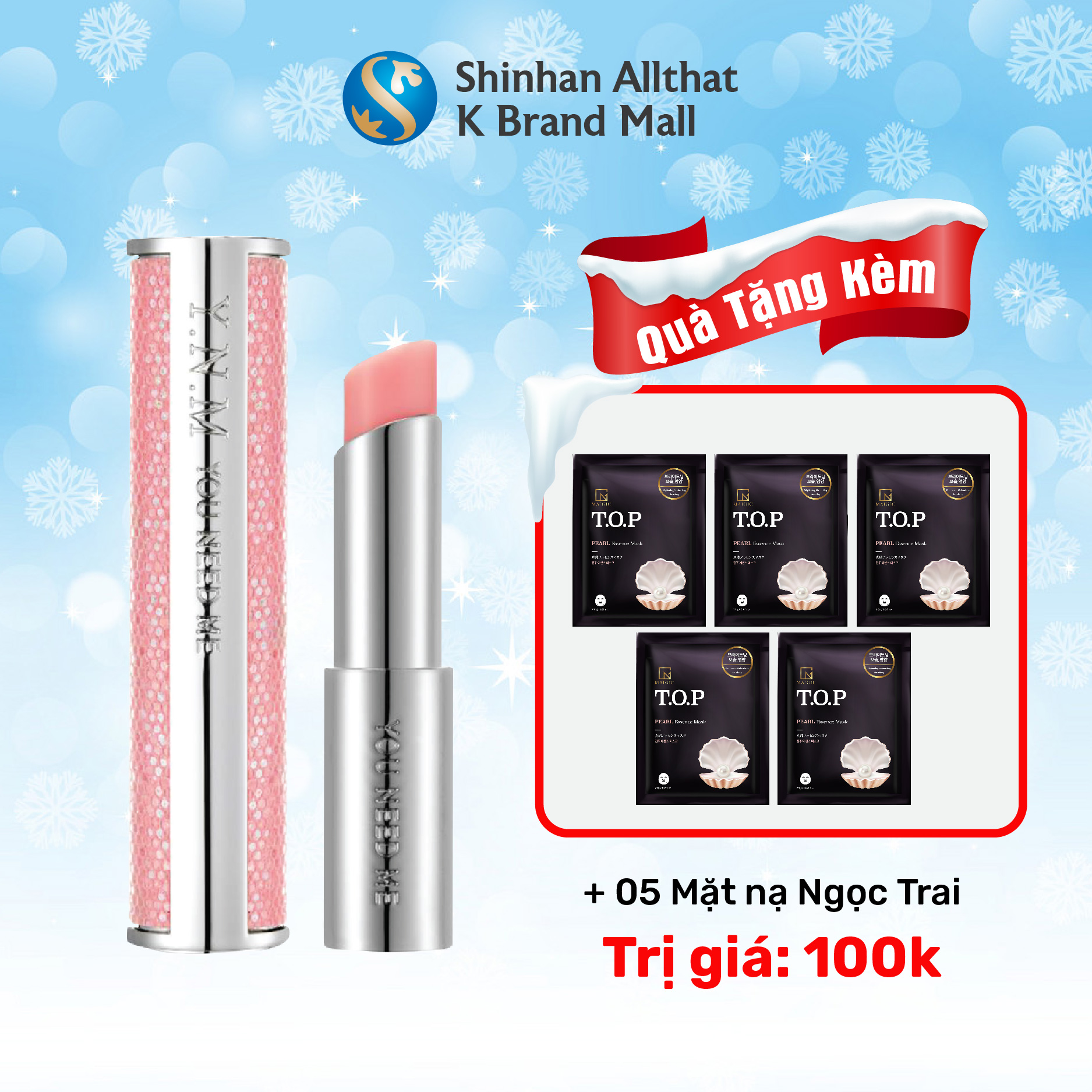 Son dưỡng môi Mềm Môi, Hết Thâm Có Màu Hồng Nhạt YNM Candy Honey Light Pink Lip Blam 3g