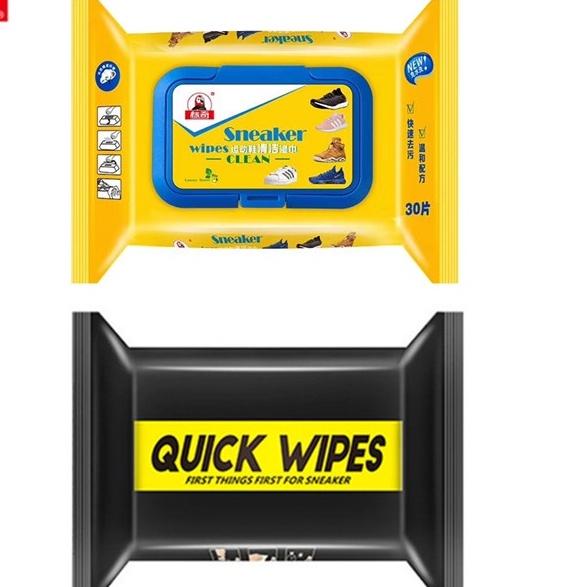 Combo 2 gói Khăn giấy ướt lau giày sneaker Quick Wipes thần thánh