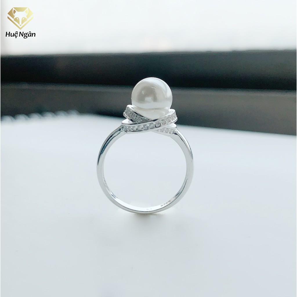 Nhẫn bạc Ý 925 Huệ Ngân - Nơ đẹp RR1221