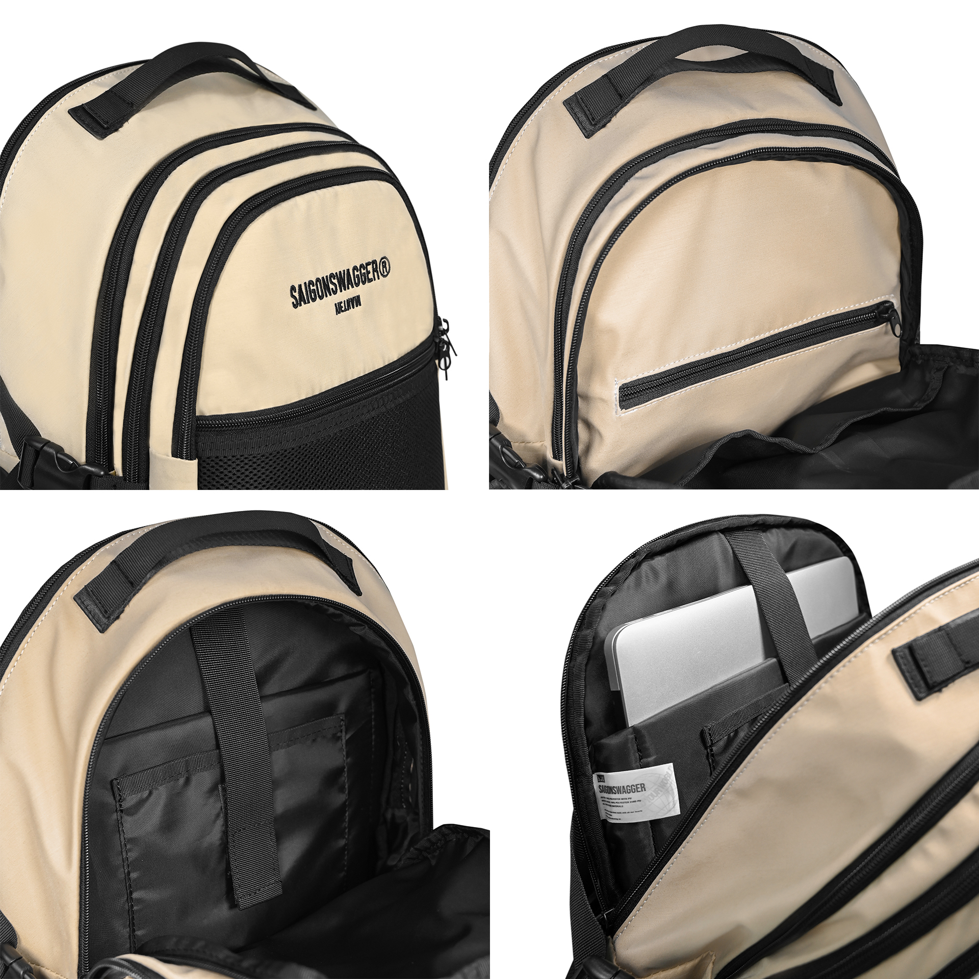 Balo Logo Thêu SAIGONSWAGGER SGS AVAIL BACKPACK-Ngăn Chống Sốc Laptop 15inch