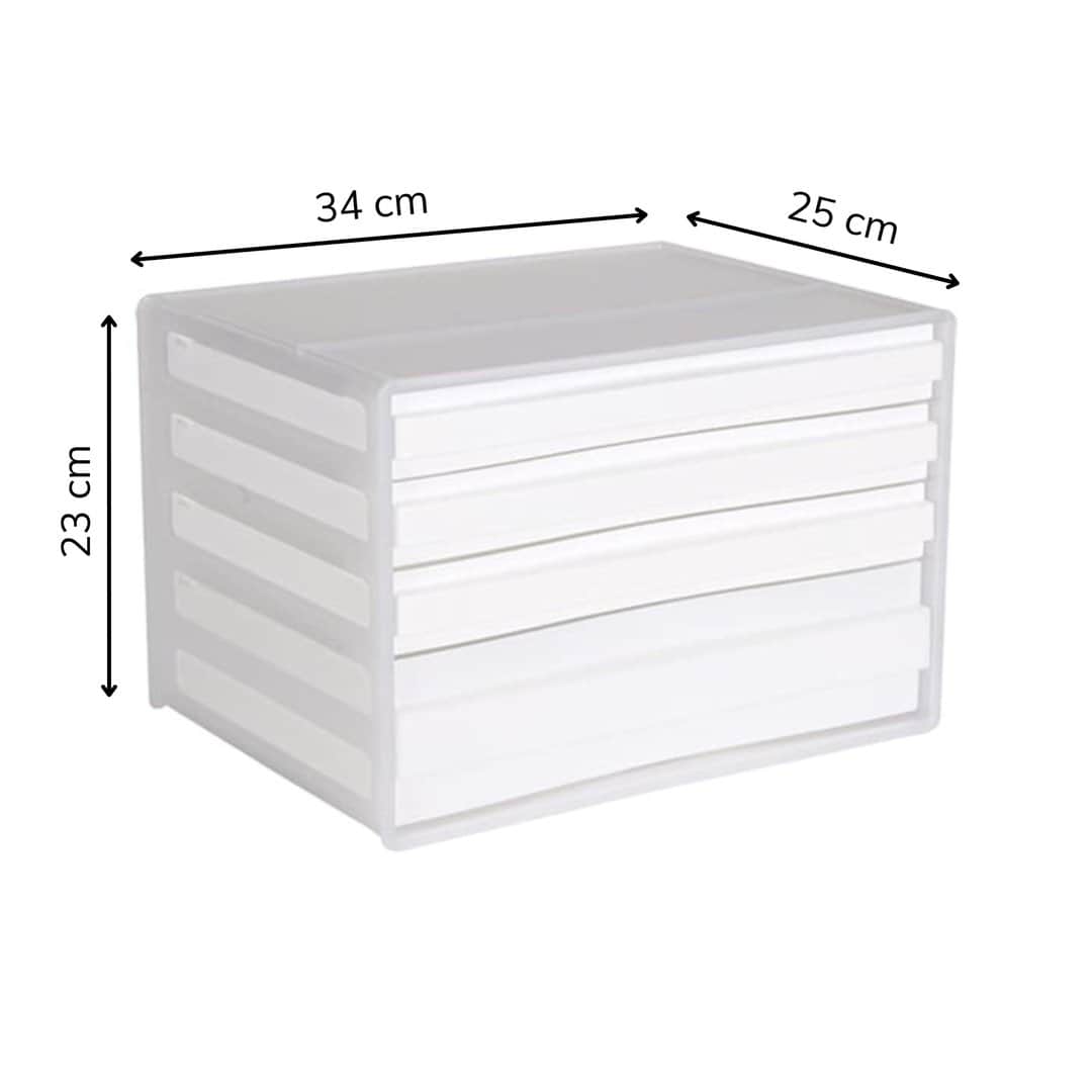 Tủ nhựa đựng tài liệu, hồ sơ giấy tờ văn bản cao cấp đa năng 4 tầng &amp; 5 tầng - A4