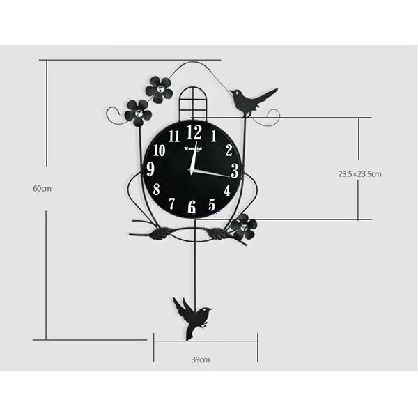 Đồng hồ treo tường gia đình chim én CM1302