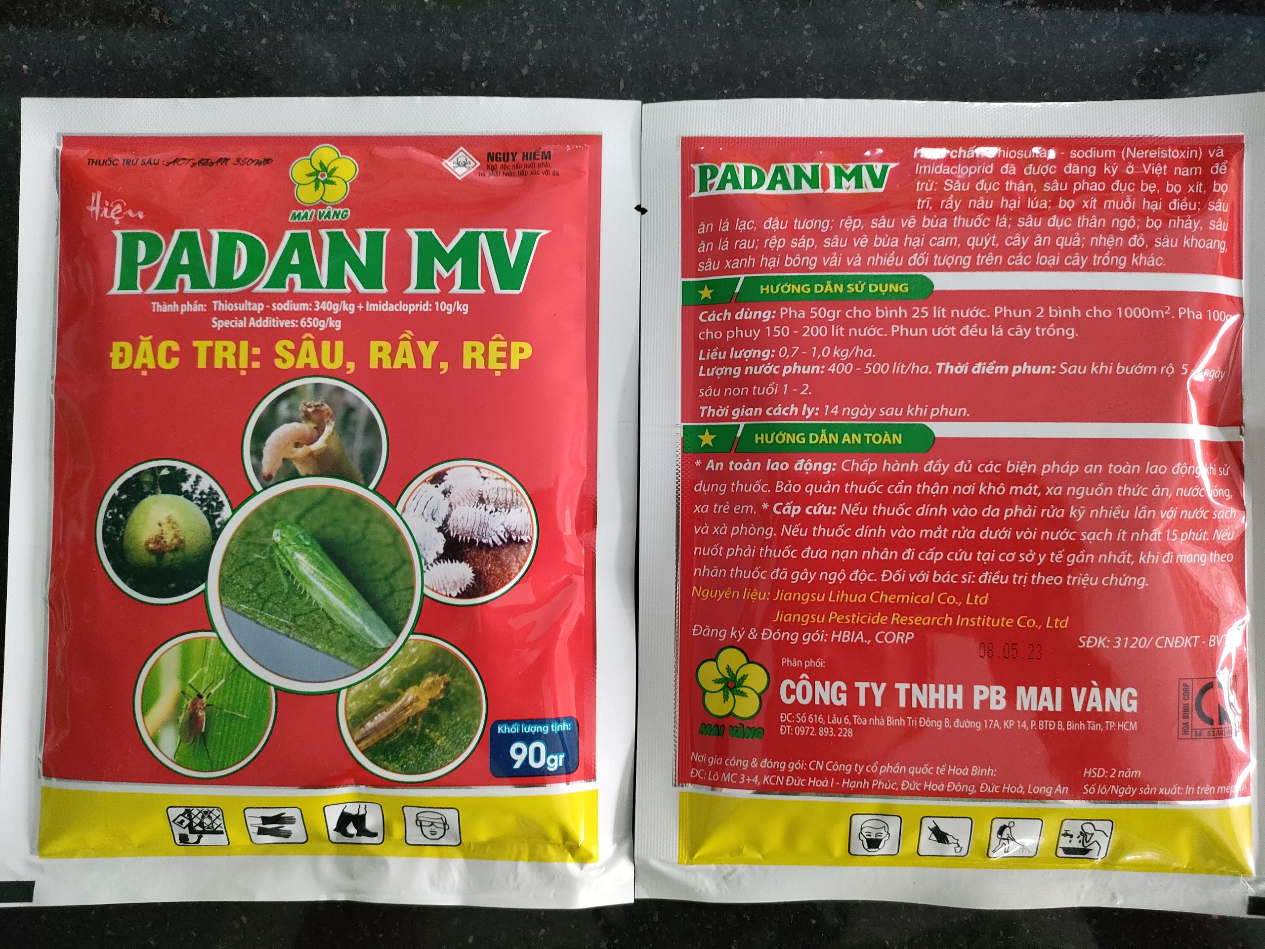 Thuốc trừ sâu ACTADAN 350WP - PADAN MV - VTNN NÔNG PHÚ T86