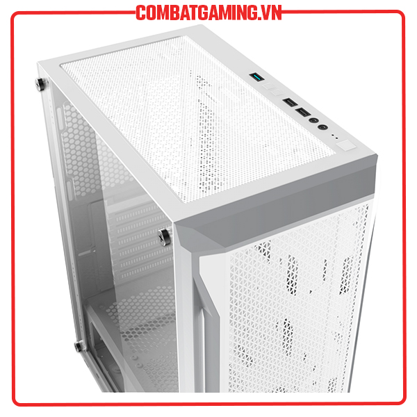 Case Máy Tính Xigmatek Gaming X 3FX (3 FAN X20ARGB) White - Hàng Chính Hãng