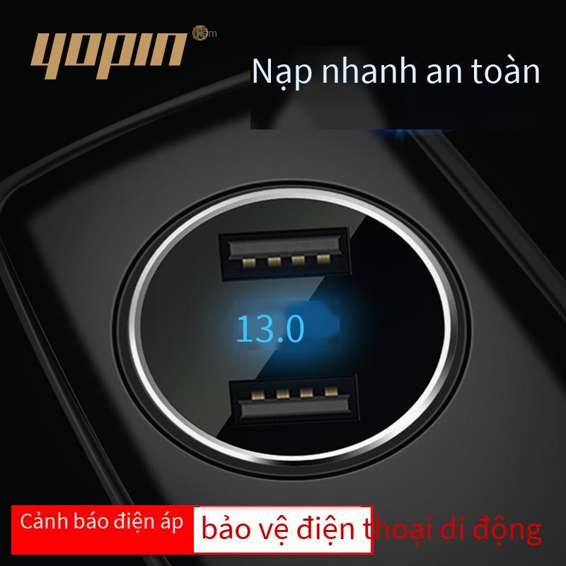 Khuyến mại bán hàng trực tiếp hợp kim kẽm 3.6A màn hình kỹ thuật số xe điện thoại di động sạc xe hơi sạc nhanh USB kép mới sạc xe hơi