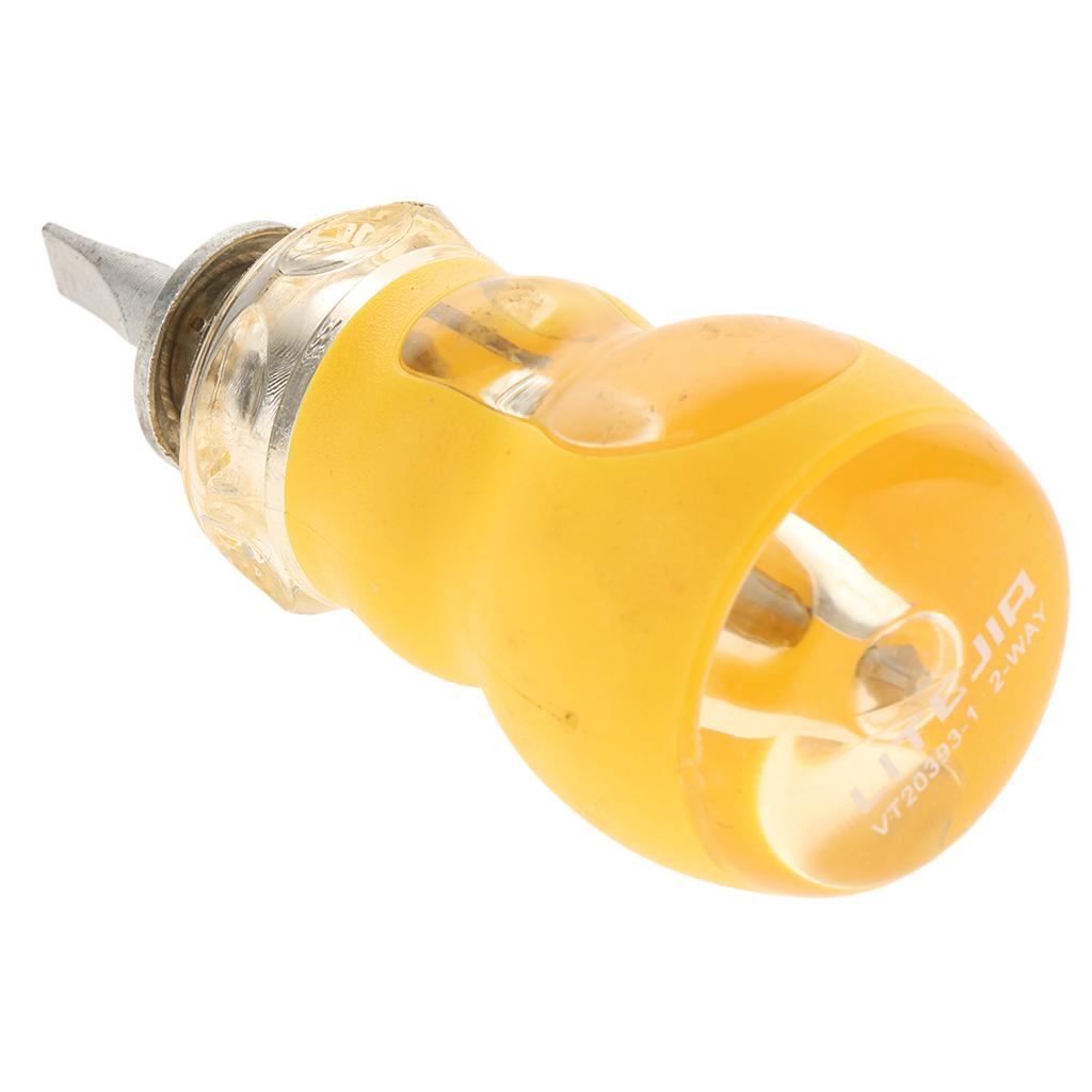 Steel Radish Head Fork Type Stretched Screwdriver Spanner Head Screwdriver Magnetic Tip Easy to Replace the Cutter Head, Durable