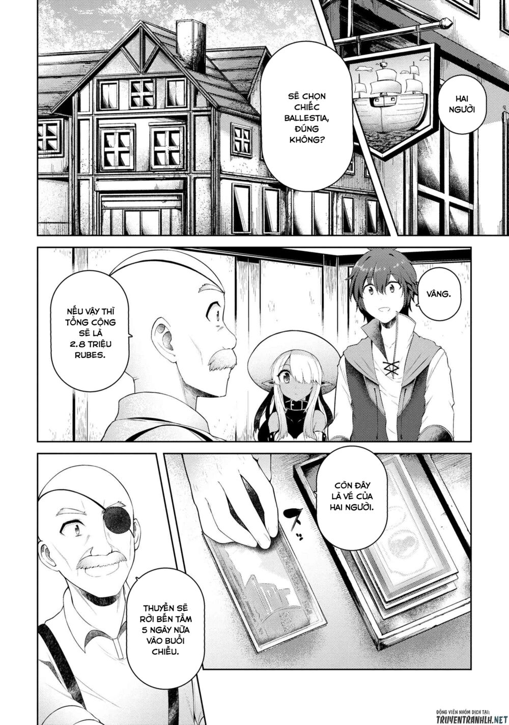ngôi nhà của tôi đã bị đốt cháy, thế thì tại sao tôi không dùng hết số tiền còn lại để mua nô lệ dark elf? chapter 7 18