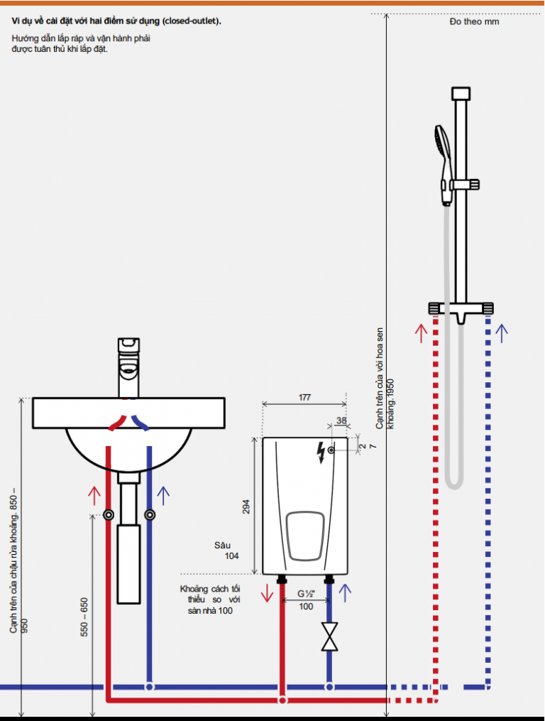 Máy làm nước nóng trực tiếp E-compact CEX - Hàng chính hãng