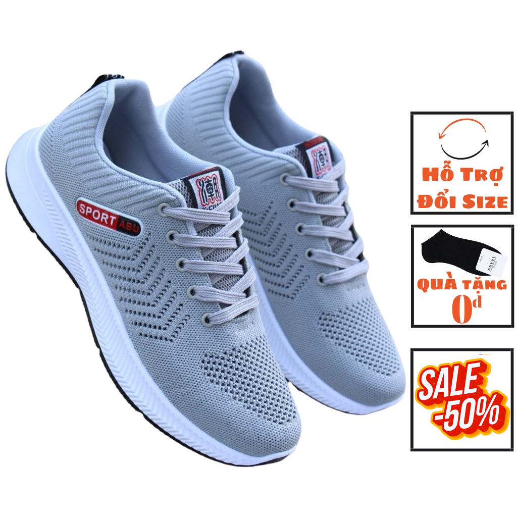 Giày Nam Thể Thao Sneakers Đế Đúc Chống Trơn Trượt Đi Êm Chân Siêu Bền Thời Trang - Q46