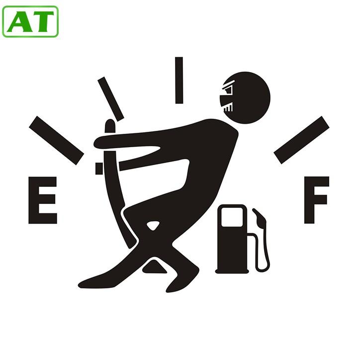 Decal Dán Trang Trí Nắp Bình Xăng Ô Tô Xe Hơi Phong Cách Thể Thao