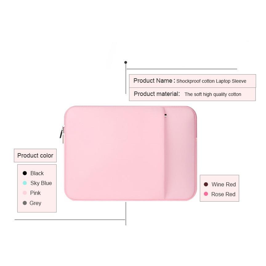 Túi Xách Laptop Có Khóa Kéo Cho HP ProBook 450 G5 / 450 G7 G6 / 455 G6 G5 15 15.6 inch / 470 G5 17.3 Pavilion 15-cc7
