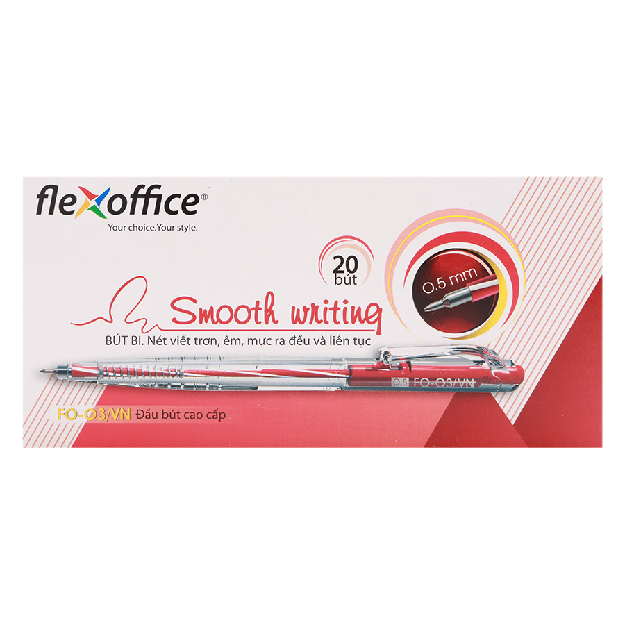 Hộp 20 Cây Bút Bi Flexoffice Fo-03