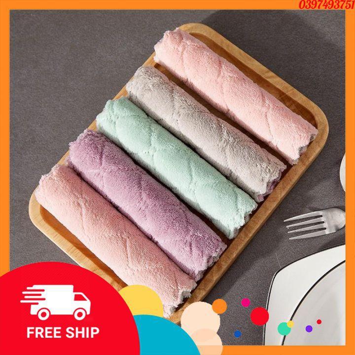 Khăn Lau 2 mặt thấm hút nước đa năng nhỏ gọn