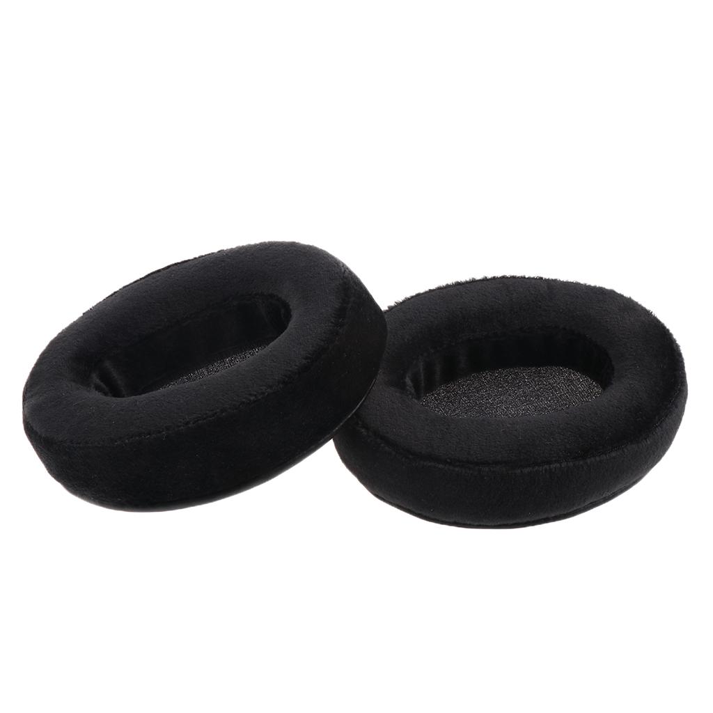 Pair Replacement Pads for  MDR V6 Gaming Headphone Black
