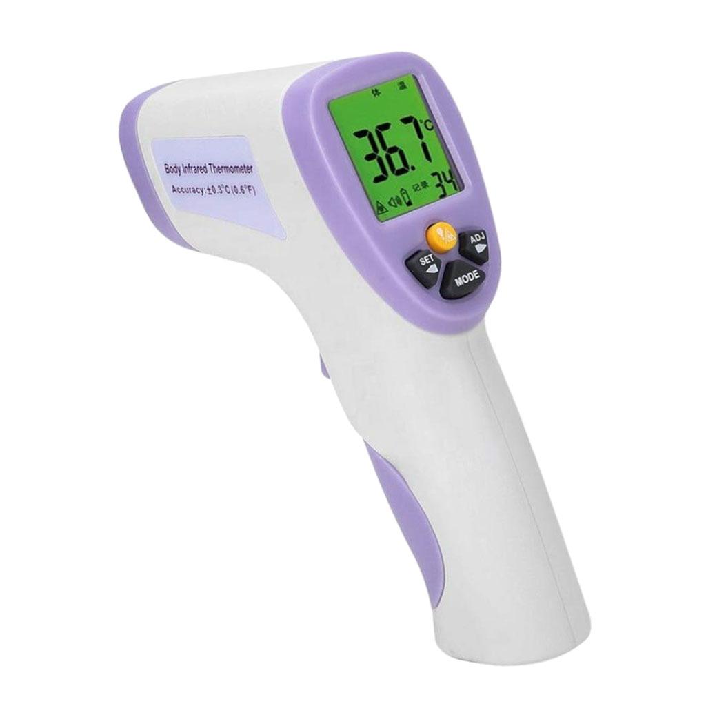 2x Multifunction Non- Forehead And Ear Digital Body Thermometer White