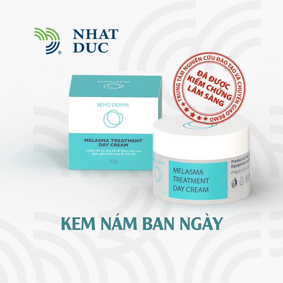 Kem Nám Ban Ngày BEMO Derma  -  Mờ nám sạm tàn nhang, Không gây bong tróc, Tái tạo và Trẻ hóa làn da