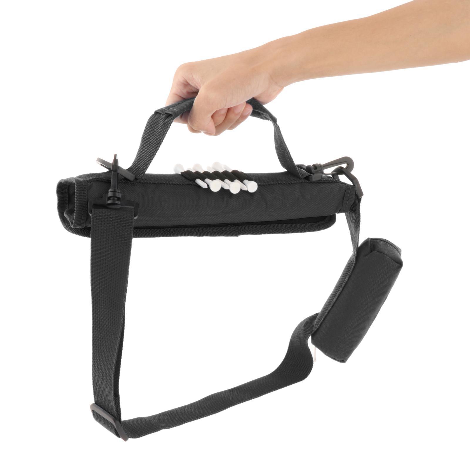 Golf Club  with Ball Pouch Course Training Case Mini Carrier Black