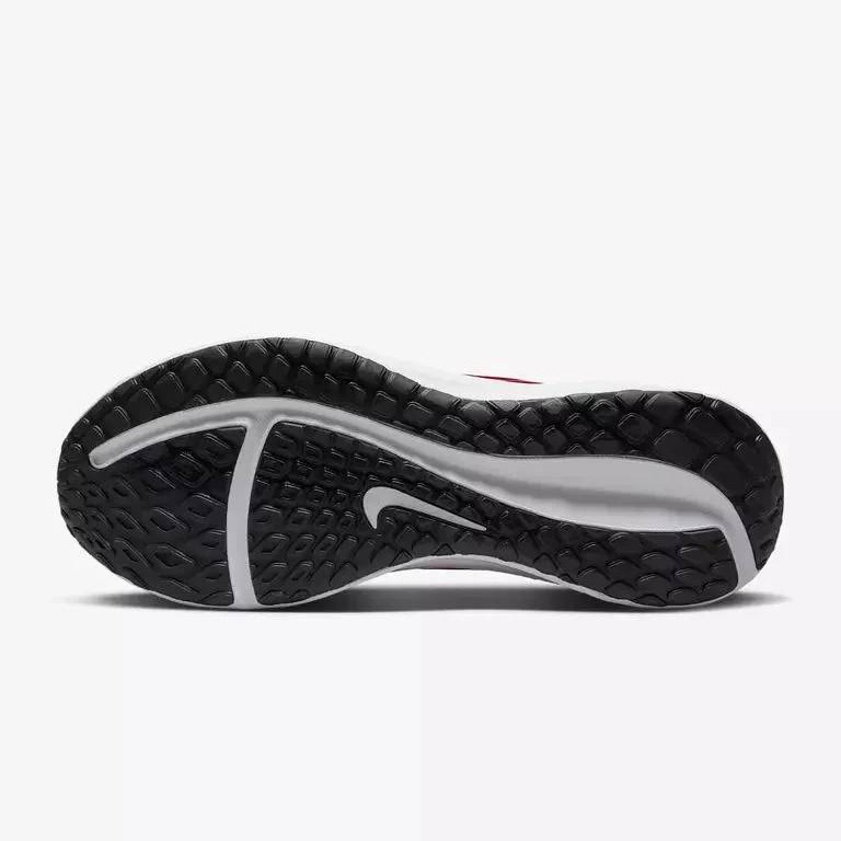 Giày chạy bộ nam NIKE DOWNSHIFTER 13 - WHITE/FIRE RED-LT SMOKE GREY-BLACK - 8.5 US
