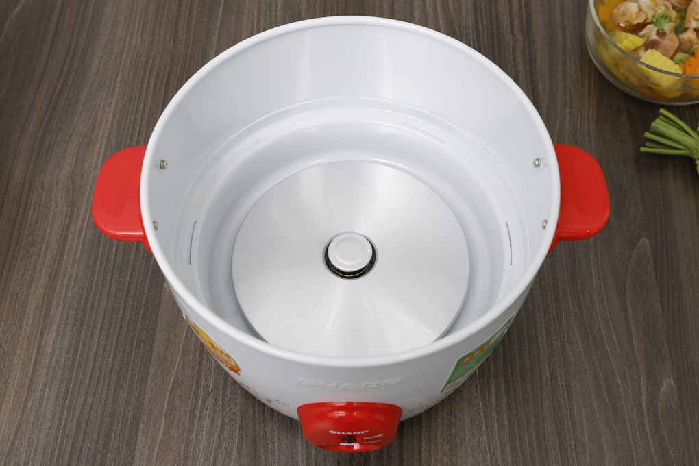 Nồi cơm nắp rời Sharp 2.2 lít KSH-D22V, Công suất 800W, Giao màu ngẫu nhiên - Hàng chính hãng