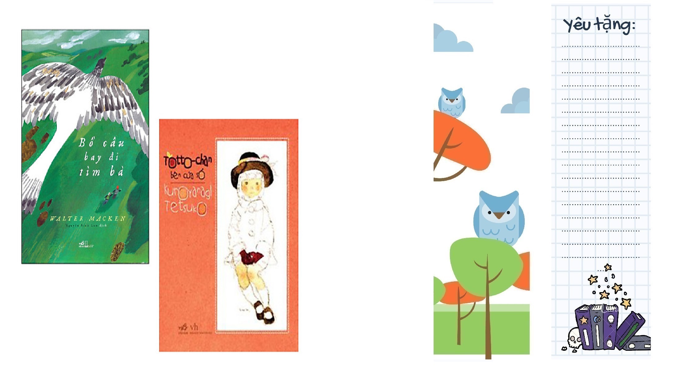 Combo 2 cuốn: TOTTO-CHAN BÊN CỬA SỔ + BỒ CÂU BAY ĐI TÌM BÀ ( Bộ sách thiếu nhi thú vị / Tặng kèm Bookmark Happy)