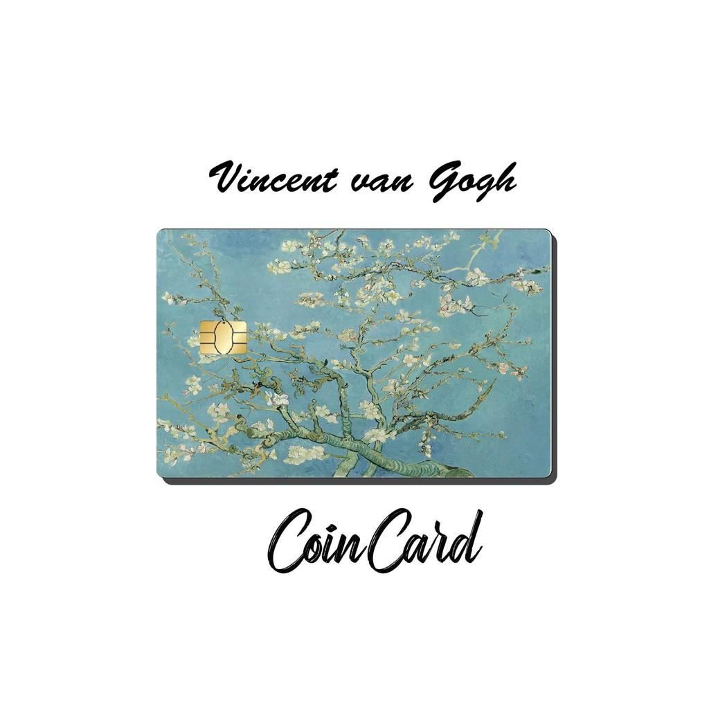 Sticker dán Thẻ ATM, Debit ,Thẻ Từ, Thẻ Chung Cư, decal dán thẻ, Bảo vệ thẻ hình TRANH Vincent van Gogh