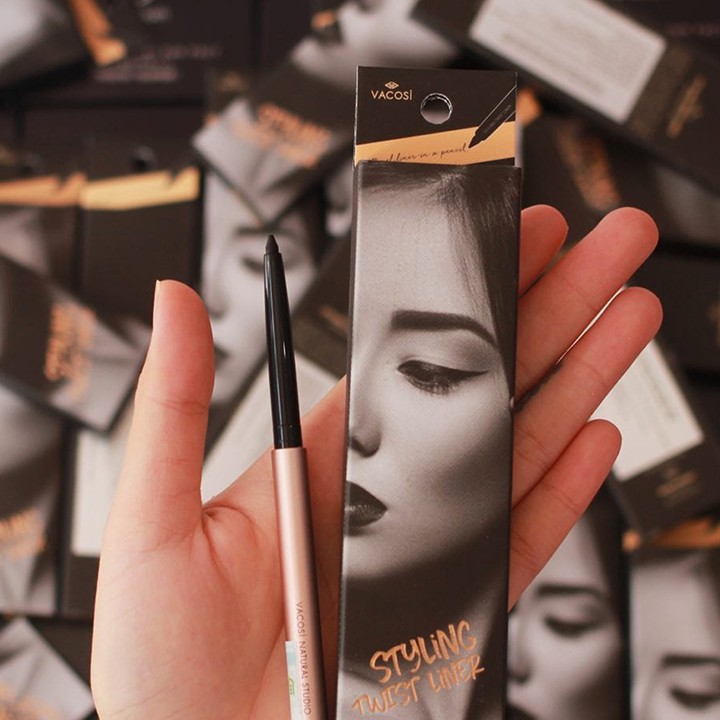 Chì kẻ mắt dạng gel Vacosi Styling Styling Twist Liner