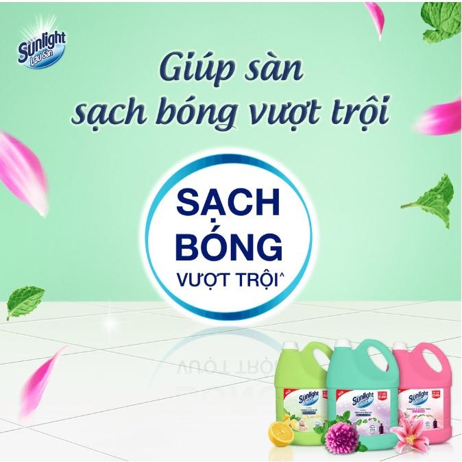 [ Gift ] Nước lau sàn Sunlight hương hoa cỏ xuân 1kg