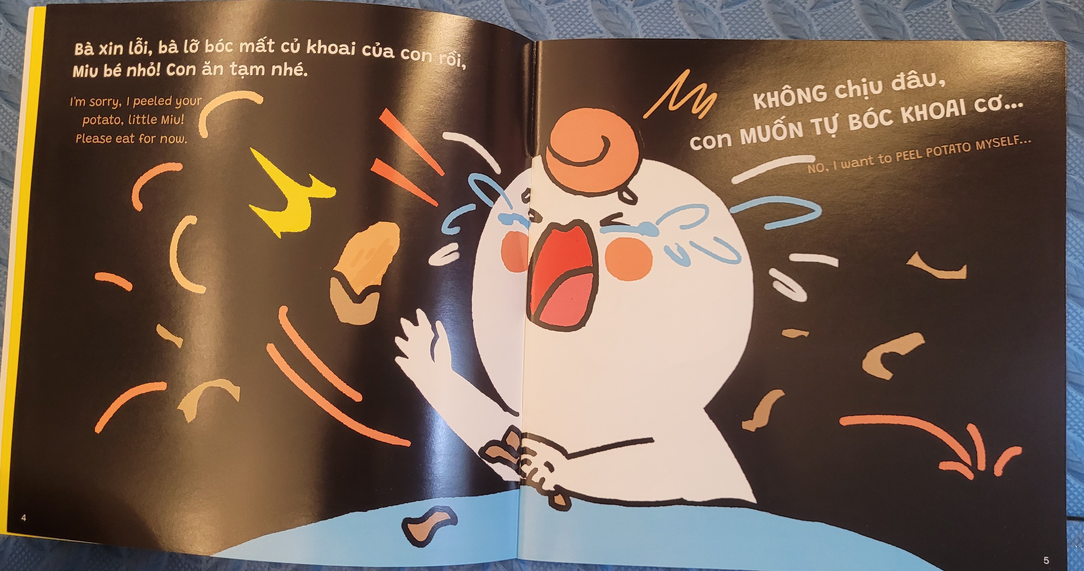 Sách Ehon Song ngữ Anh - Việt: Kĩ Năng Sống - Miu Bé Nhỏ - Phần 3 - Lẻ Tùy Chọn (1-6 tuổi)