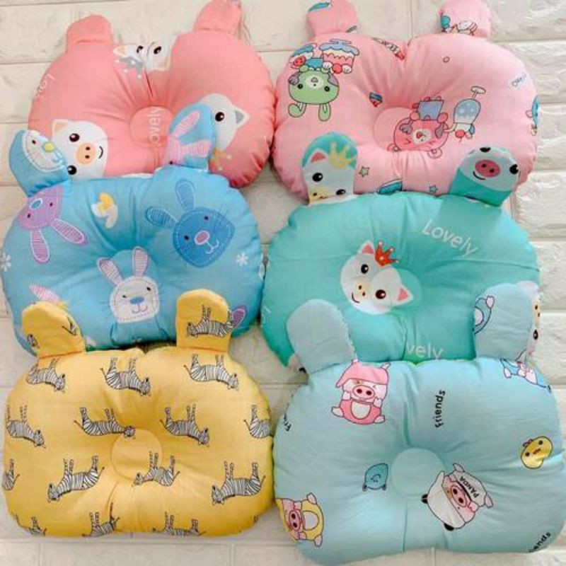 Gối lõm cotton hình thú siêu mềm, êm và rất xinh xắn