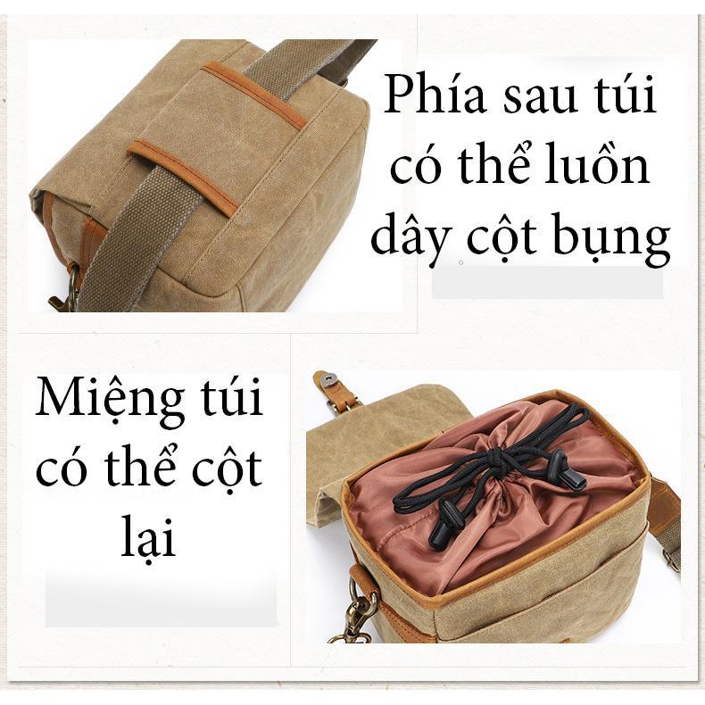 Túi đựng máy ảnh vải canvas K67