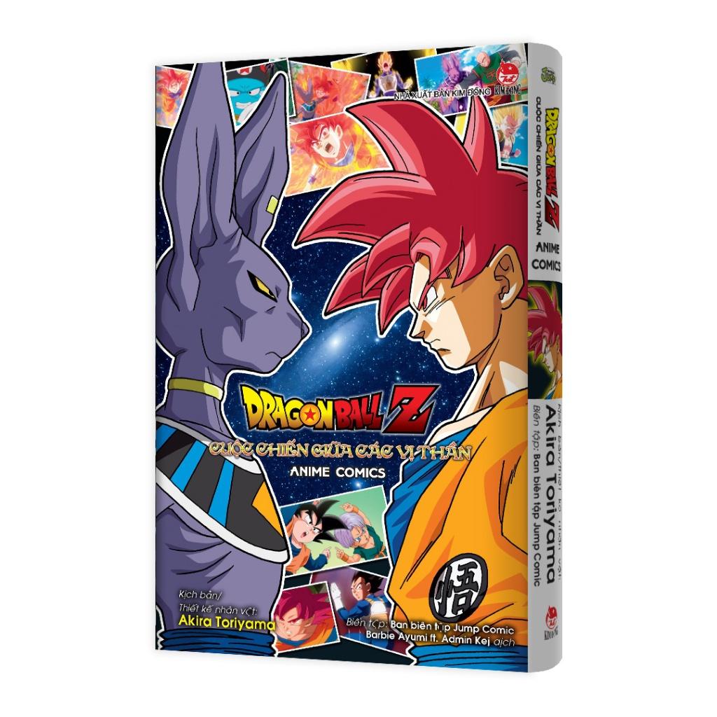 Truyện Dragon Ball Z Anime Comics: Cuộc Chiến Giữa Các Vị Thần - Bản Quyền