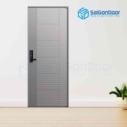 CỬA THÉP HÀN QUỐC THQ 404 Thiết Kế Nhẹ Nhàng, Sang Trọng - Saigondoor