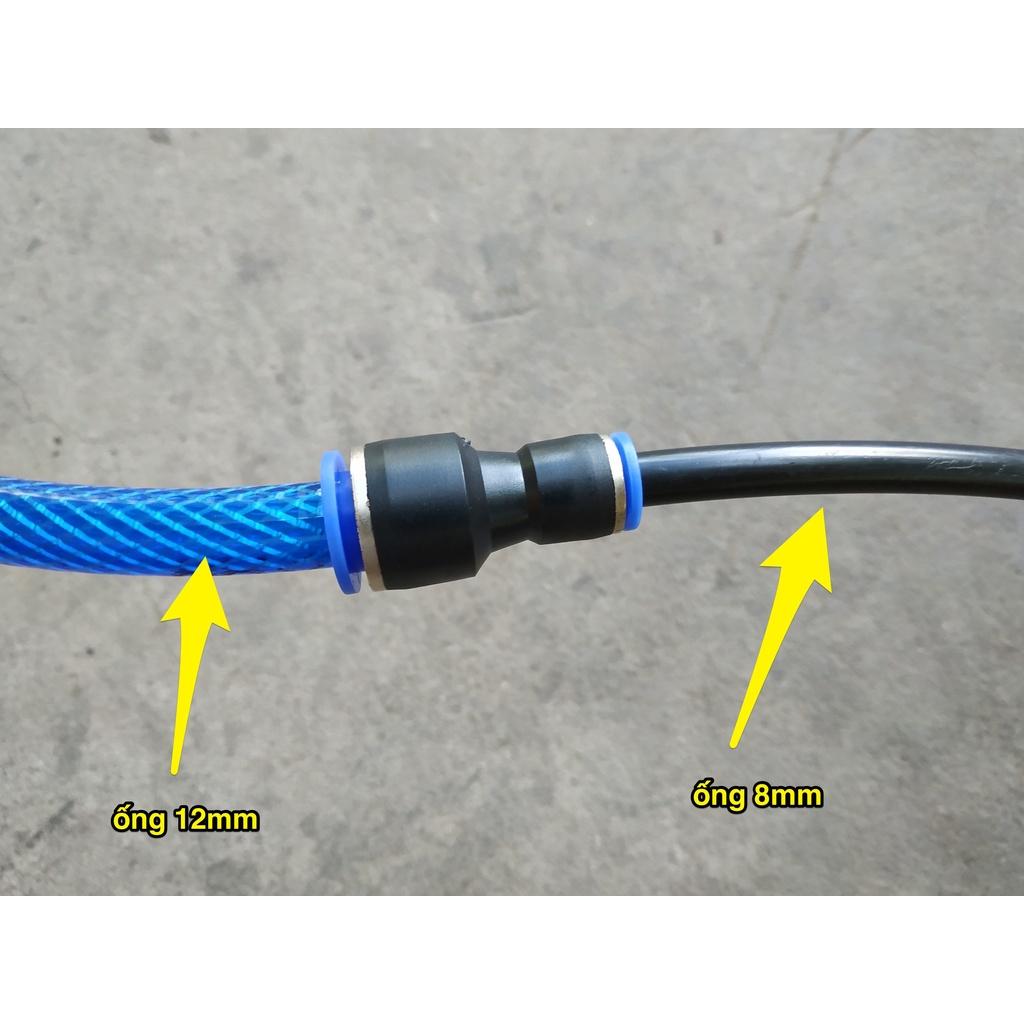 Nối giảm chịu áp từ 12mm ra 8mm dành cho phun sương, khí nén