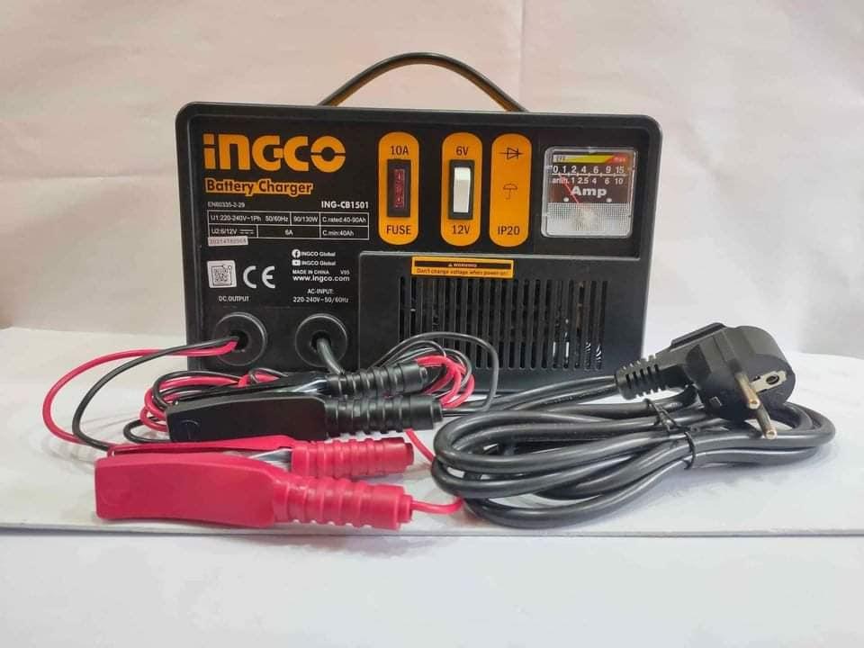 MÁY SẠC BÌNH ĐIỆN ẮC QUI 220-240V INGCO ING-CB1501- HÀNG CHÍNH HÃNG