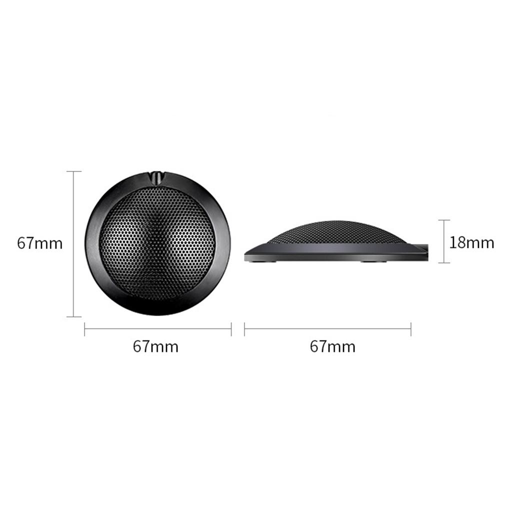 Conference USB Microphone for Computer Desktop and Laptop with 360° Pick up Range Compatible with Windows for YouTube, Conference Call