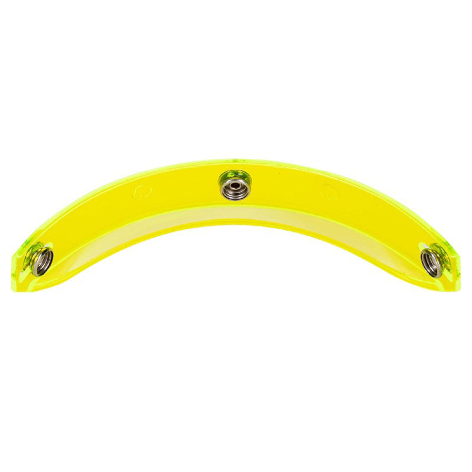 Universal Motorcycle 3 Snap-Button Visor Flip Up Down Open Face Helmet Wind Shield
