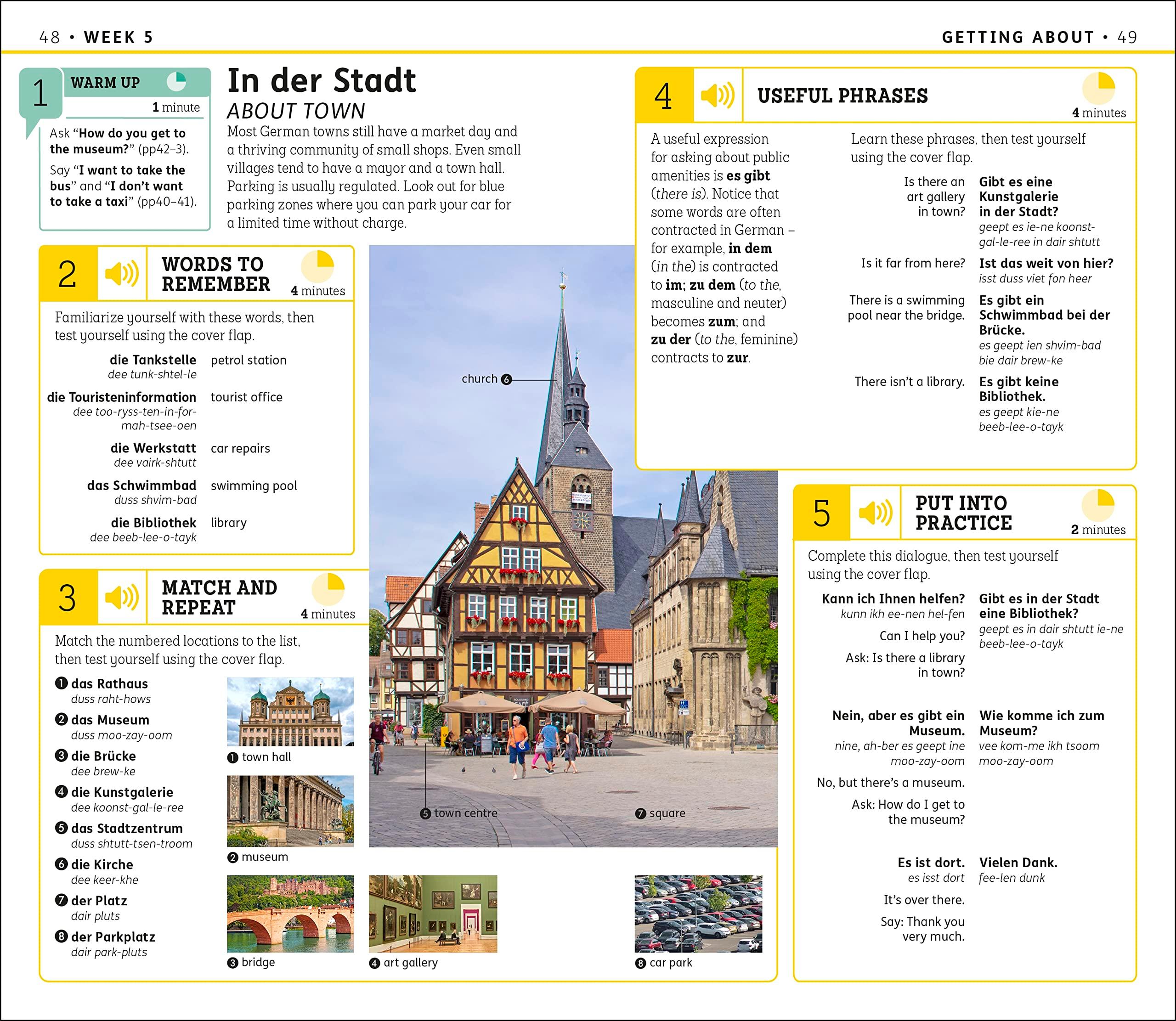 Sách ngoại văn: 15 Minute German - Learn In Just 12 Weeks