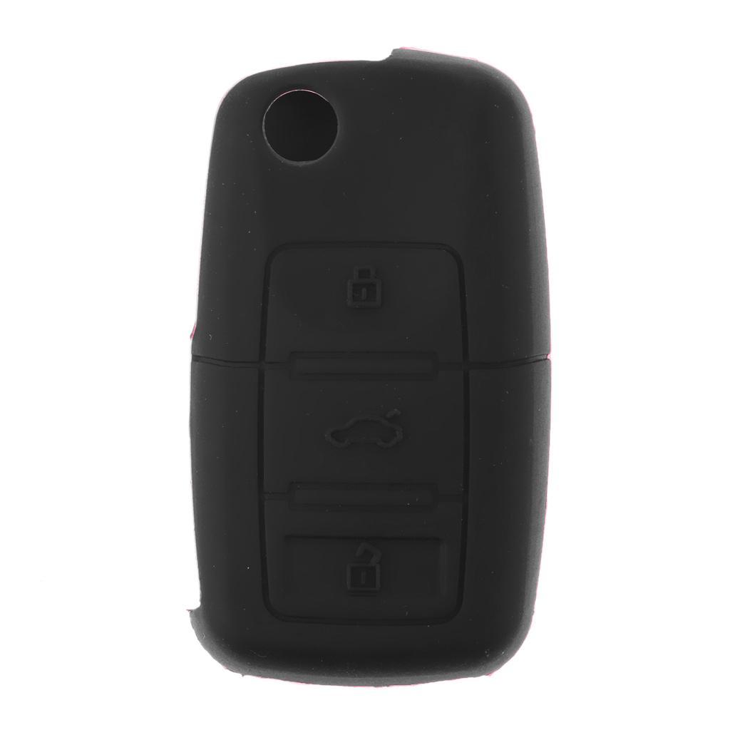 Silicone Cover For Seat Remote Key Fob Case Entry 3 Button