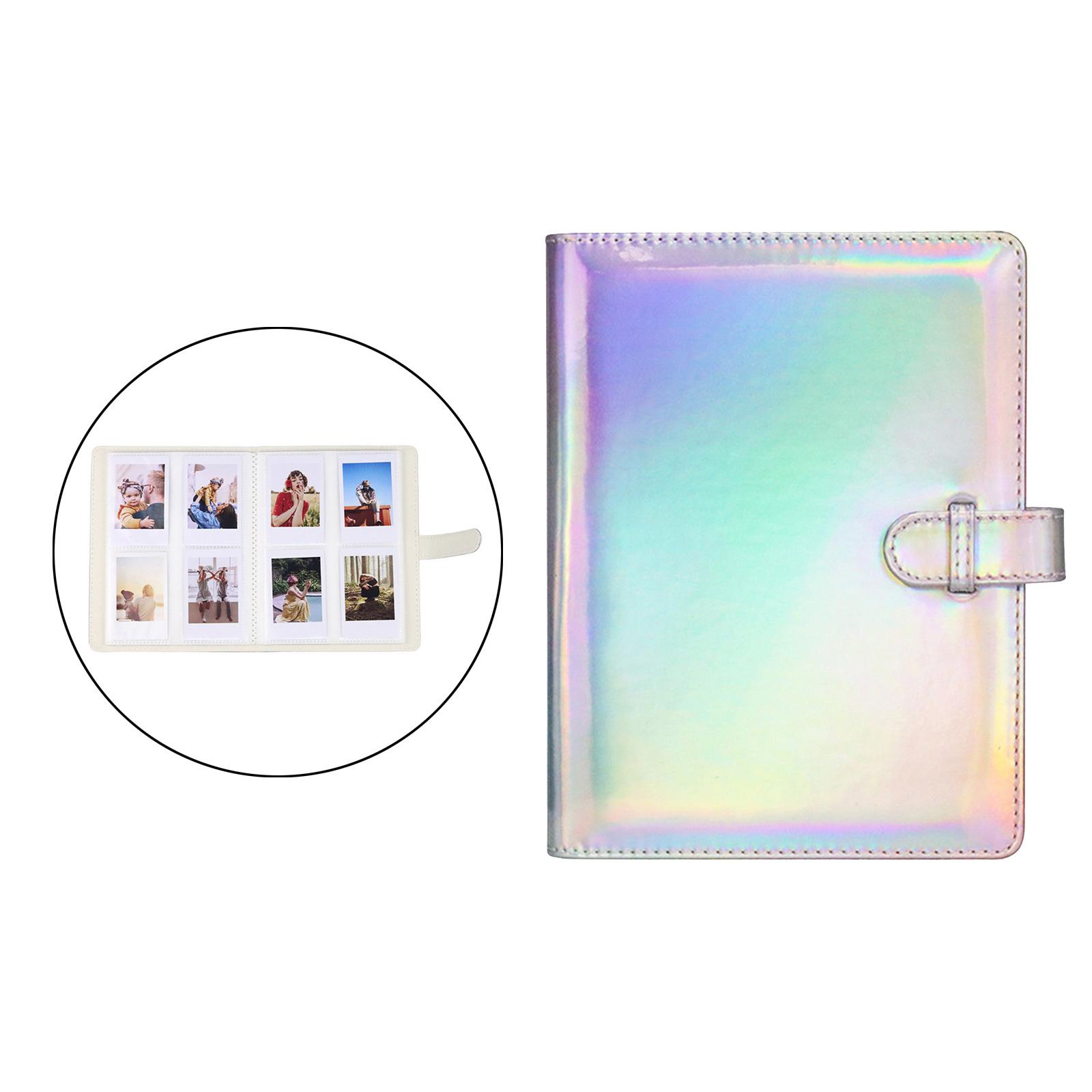Portable 128 Pockets PU Leather Mini Camera Photo Album for Instax Mini, Multiple Uses