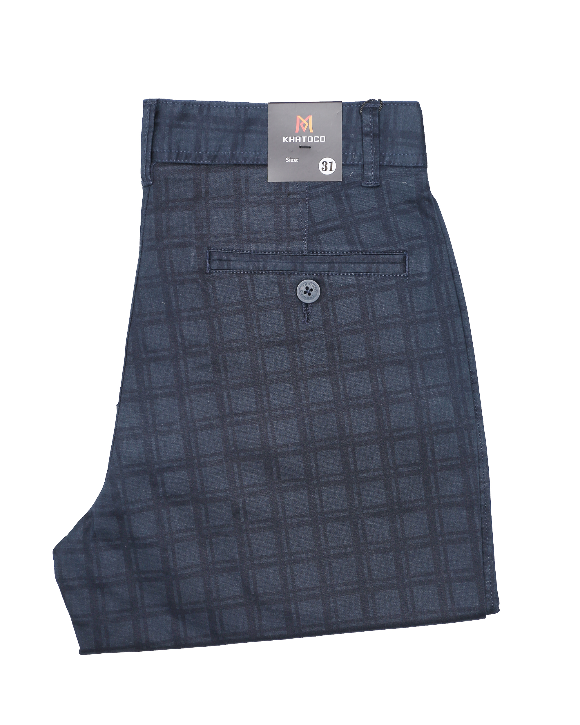 Quần short khaki nam Khatoco Q3M378R0-ININ147-2410-0