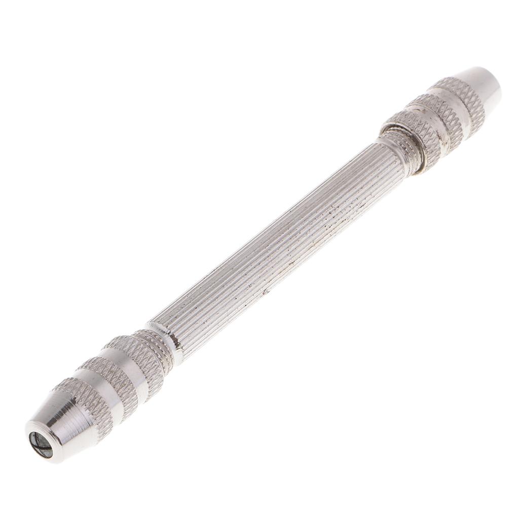 Precision Pin Vise Chuck Hand Drill with Drill Bits Rotary Tools for Hobby