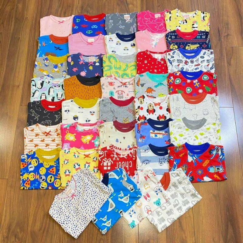 5 Áo cộc tay cotton xuất dư cho bé trai bé gái