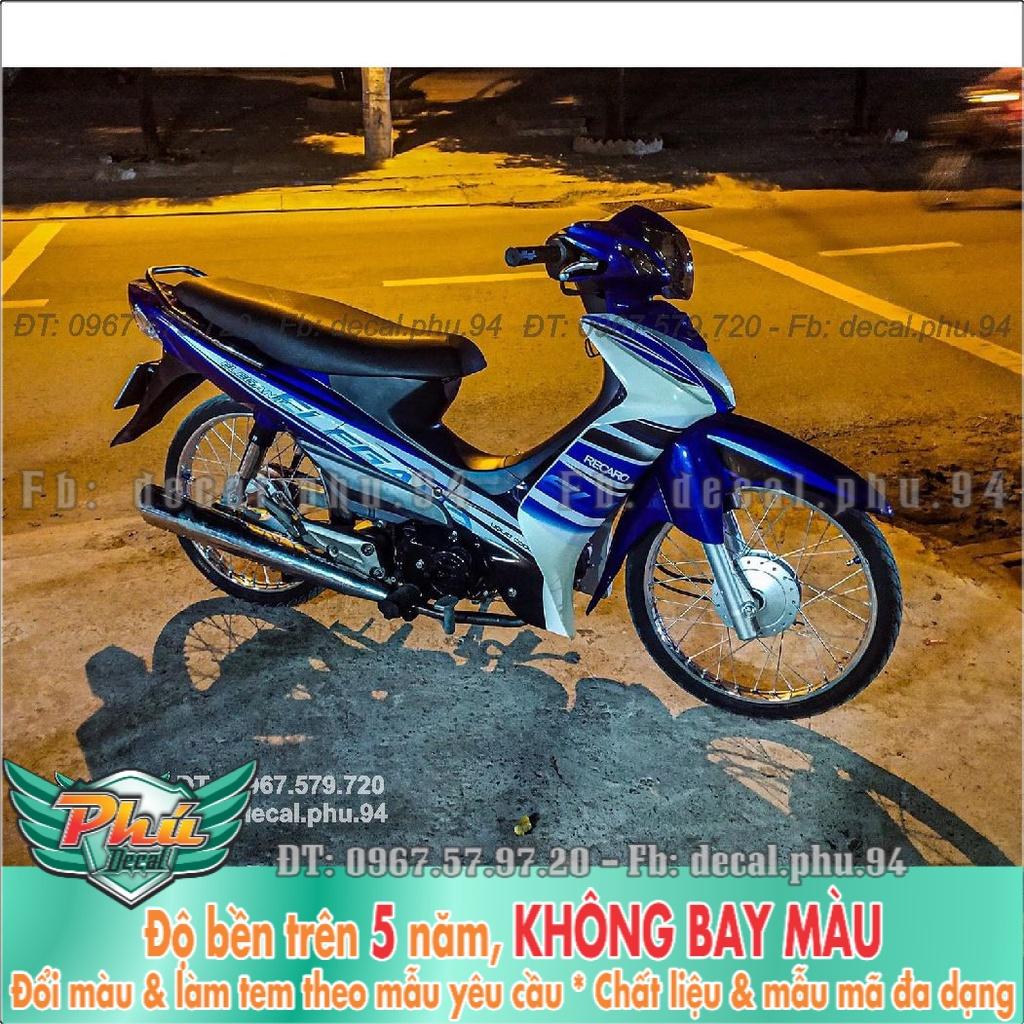 Tem rời Elegant Trắng xanh