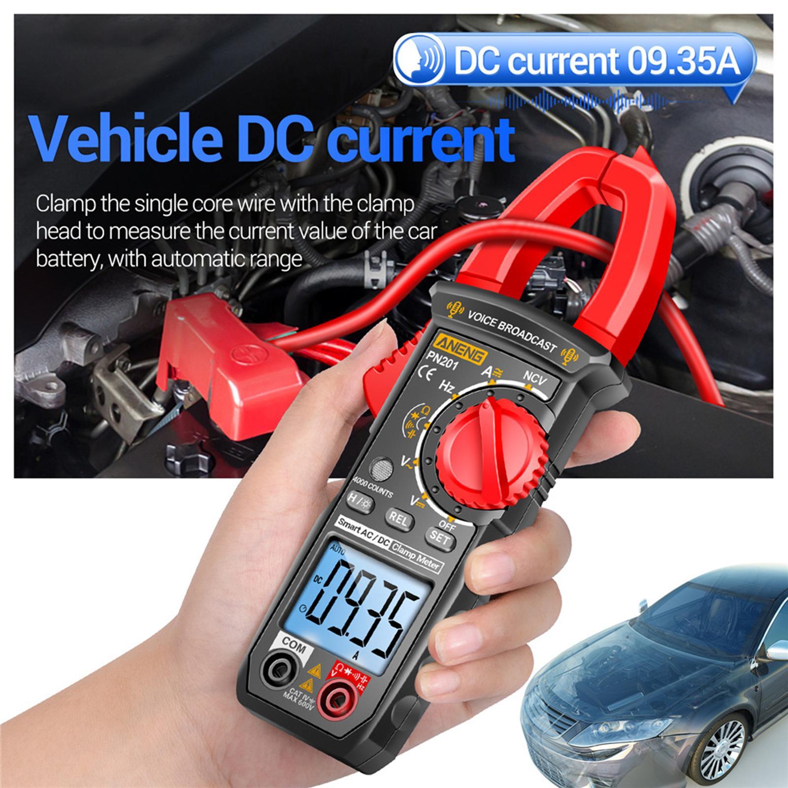 Digital Multimeter Clamp Meter Voltage Tester for Vehicles Household Outlets