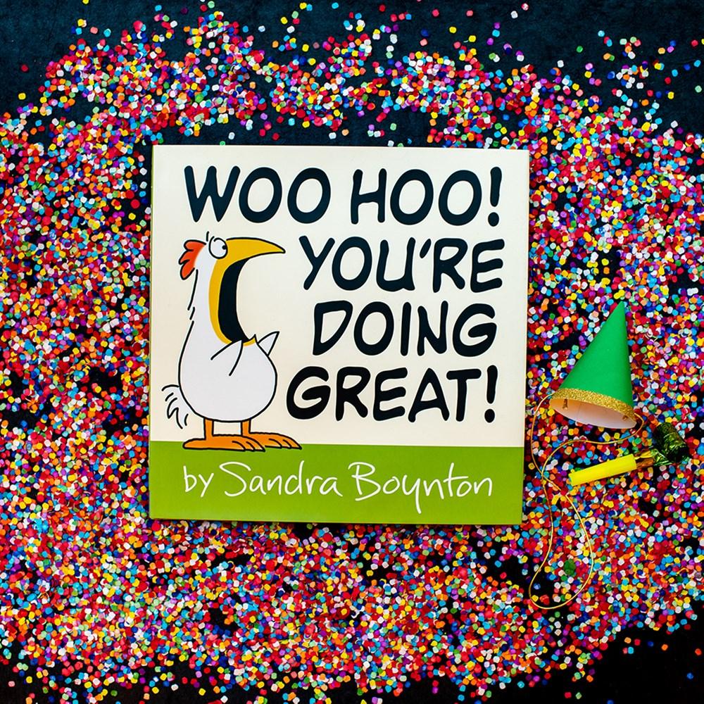 Sách - Woo Hoo! You're Doing Great! by Sandra Boynton (UK edition, Hardcover Picture Book)