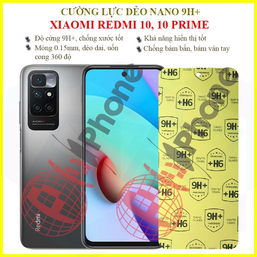 Dán cường lực dẻo nano dành cho Xiaomi Redmi 10, Redmi 10 Prime