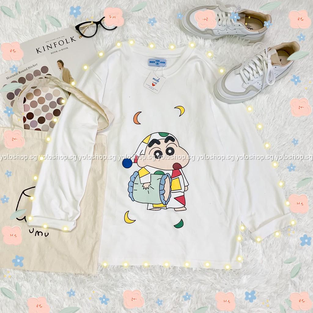 Áo Thun Tay Dài Unisex CUSHIN ĐỒ NGỦ Form Rộng Thu Đông